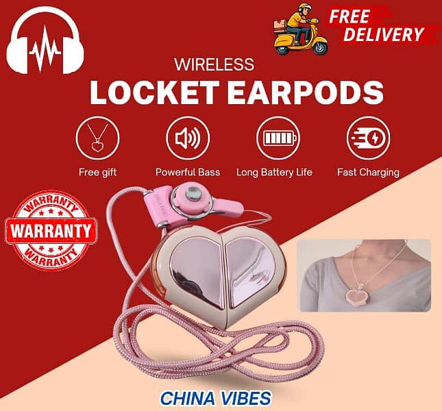 locket Bluetooth airbpods VT-G30 0