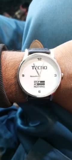 Tecno watch water resistant