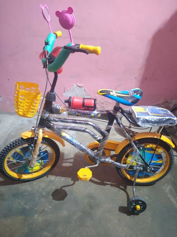 Kids Bicycle With Support Wheel 0