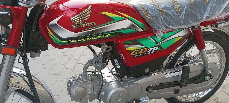 honda CD 70 2022 applied for OKARA 0322-2222746 2