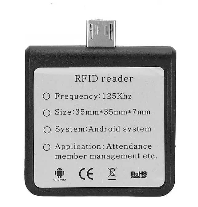 RFID Card Reader Support Android System Mirco USB Interface 3