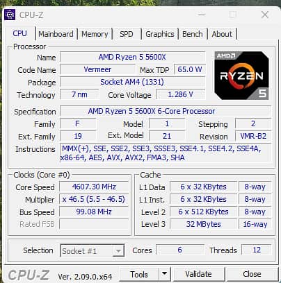 Selling Ryzen 5600x 7