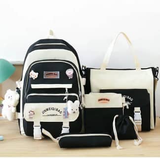 5 Piece New Unique Design Backpack For Girls 5