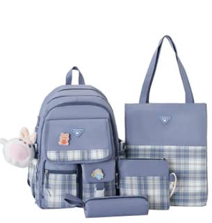 5 Piece New Unique Design Backpack For Girls 9