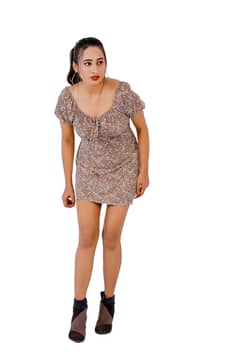 Printed Short Dress For women (western Style)