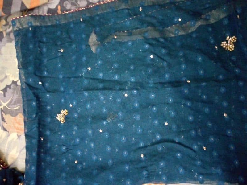 Size large :shirt flapper and dupatta 10