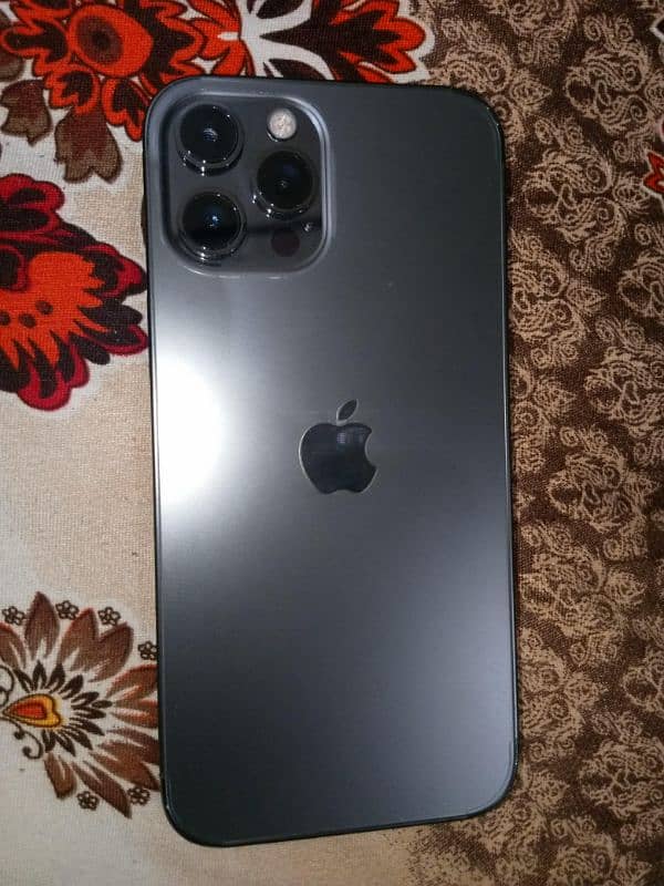 i phone 12 pro max 256gb non pta 100% battery health water pack 0