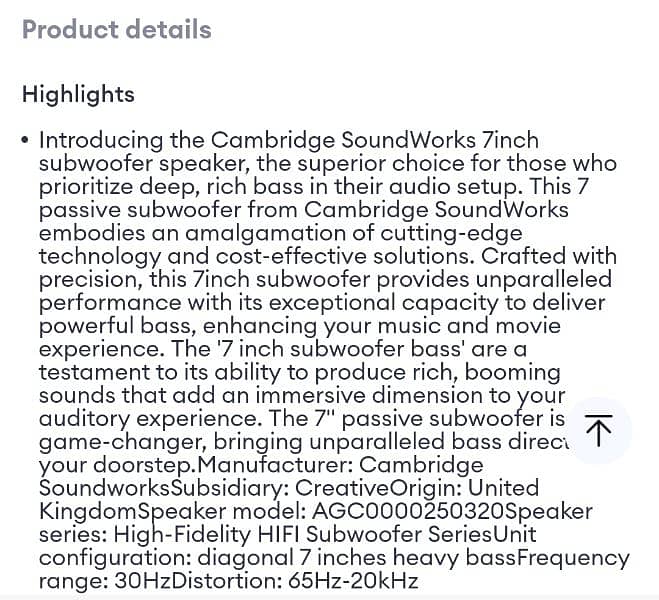 Super Subwoofer by Cambridge Soundworks UK 4