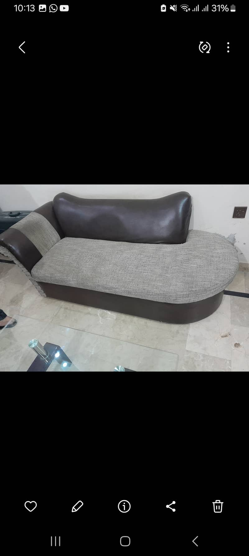 Sofa set 5 seater with seaty 0