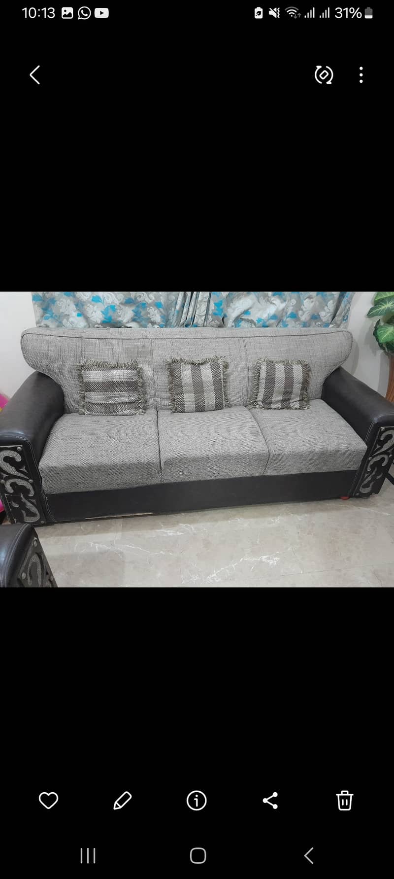 Sofa set 5 seater with seaty 2