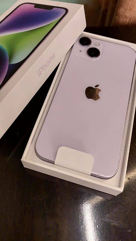 Apple Iphone 14, 128gb,non pta, purple color 10