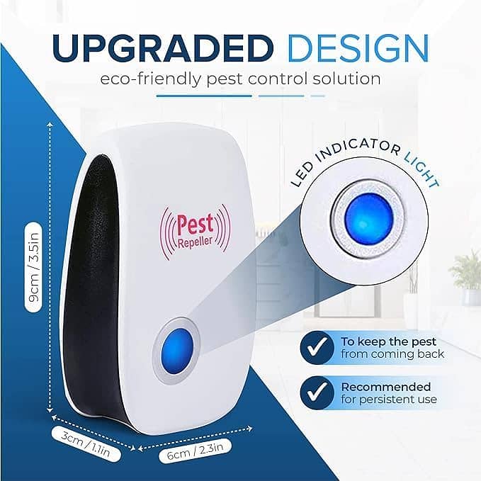 Ultrasonic Pest Repeller Indoor Human and Pet Safe–Pest Control 5