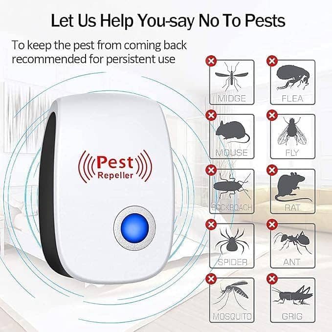 Ultrasonic Pest Repeller Indoor Human and Pet Safe–Pest Control 8