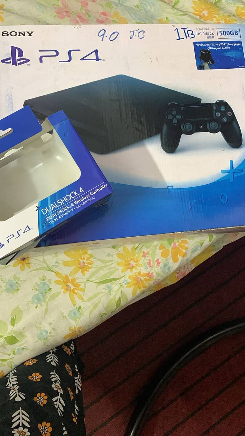 Ps4 slim jail break 1 TB with box 6