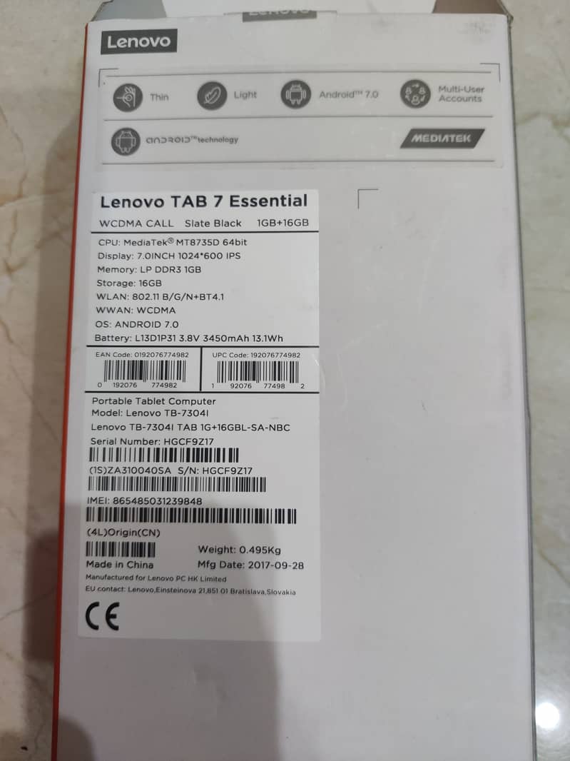 Lenovo Tab 7 Essential For Sale Original PTA Approved 100 Genuine 3