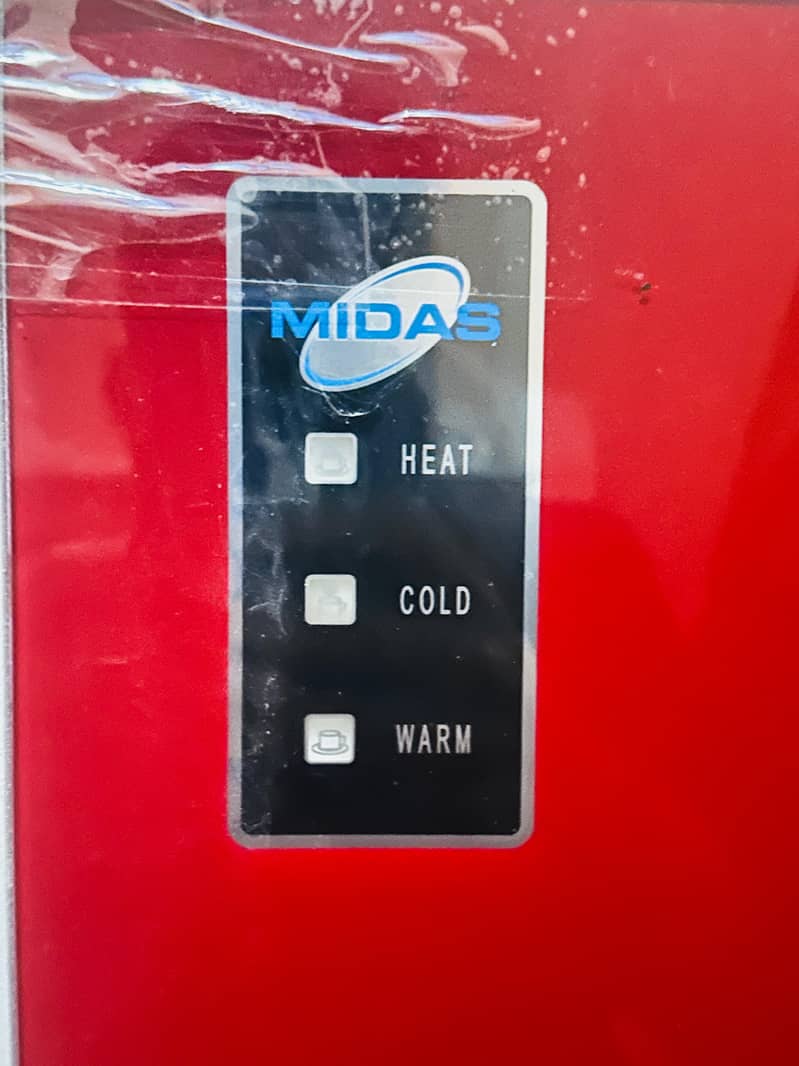 Midas Water Dispenser With Refrigerator Cool & Hot Water 4