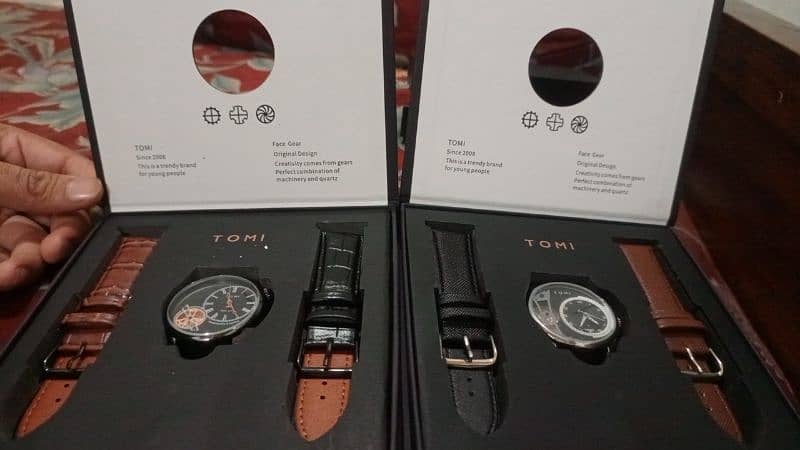 Tomi Double Strap Wrist Watch 1