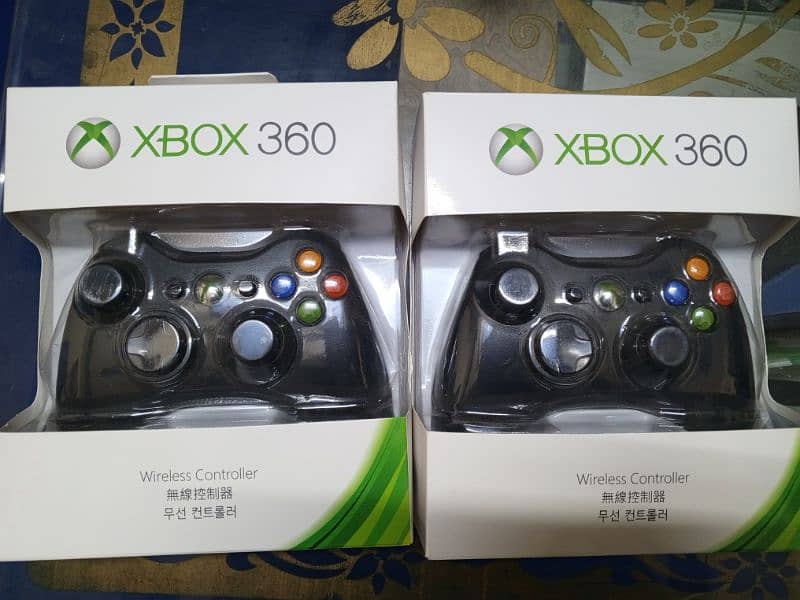 XBox 360 Slim J-tag 520 GB | 2 Wireless Controllers for sale 3