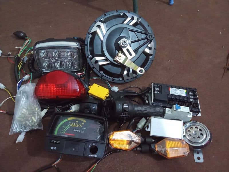 Electric bike complete kit 60v & 1000w motor (complete kit price 50000 6