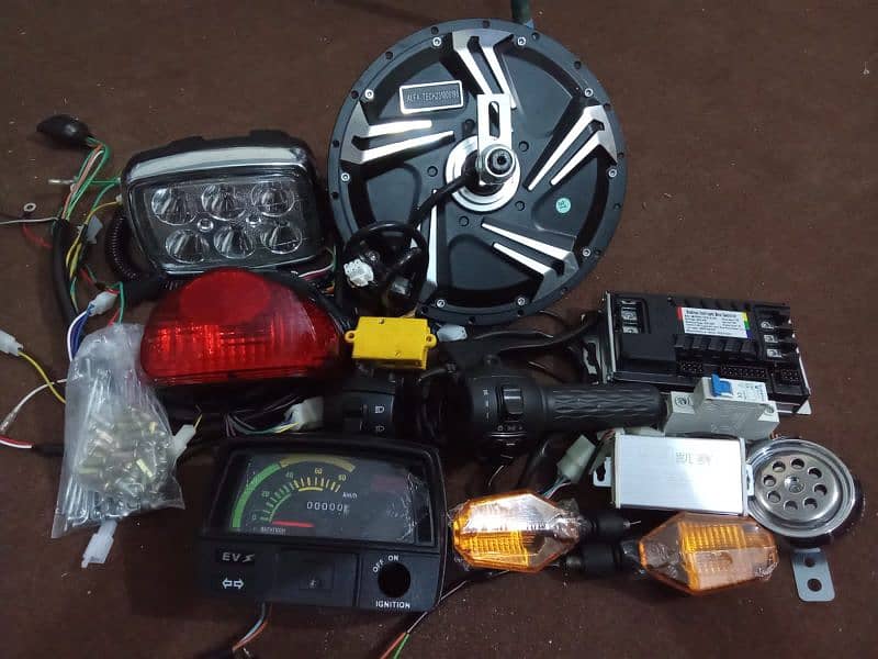 Electric bike complete kit 60v & 1000w motor (complete kit price 50000 7