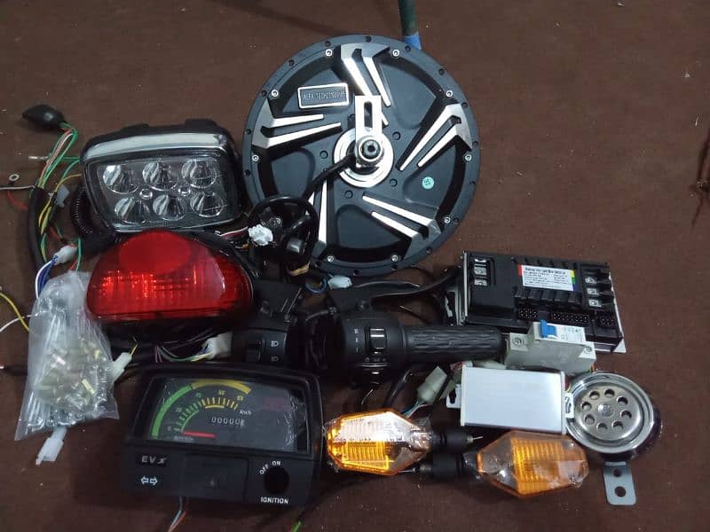 Electric bike complete kit 60v & 1000w motor (complete kit price 50000 9