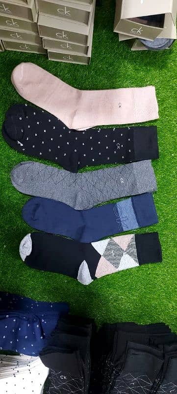 Mens CK Socks Cotton Lycra Imported 5 Pair Gift Box 12