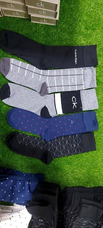 Mens CK Socks Cotton Lycra Imported 5 Pair Gift Box 14