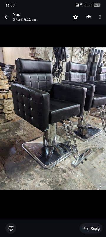 Saloon chair / Barber chair/Cutting chair/Shampoo unit 19