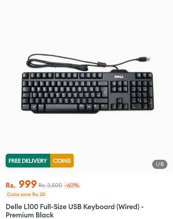 Dell Orginal Full Size Keyboard 0