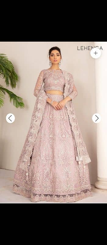 embroided net lehenga 0