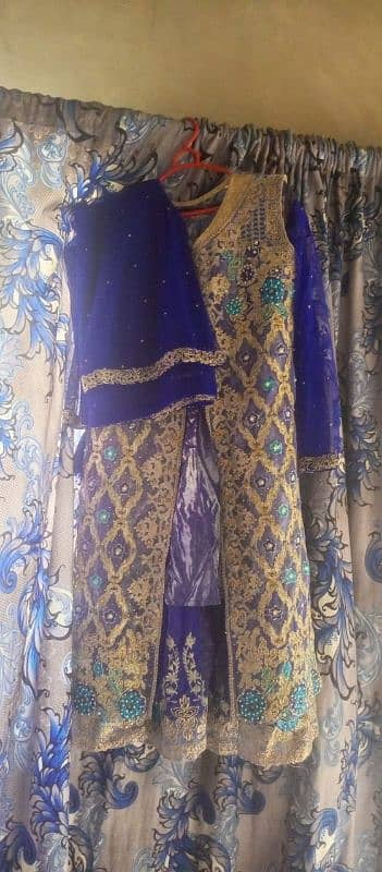 Dress Party wear - Gown full Embroidered Suit 0