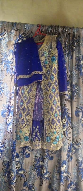 Dress Party wear - Gown full Embroidered Suit 3