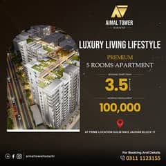 3 & 4 Bed D. D Luxury Appartment on 3.5 years Installment Plan At Main Jauhar Chowrangi