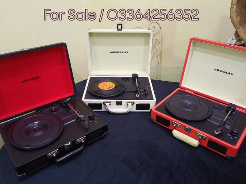 Box Pack Built-in Amplifier Turntable Gramophone 1