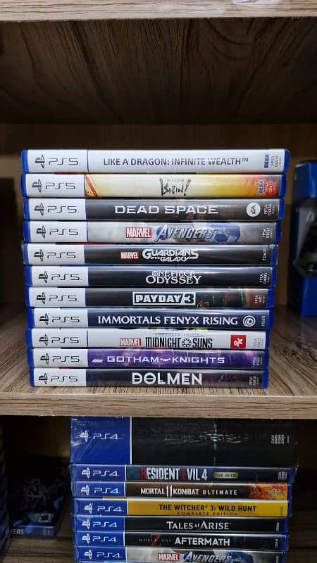 PS4 and PS5 games for sale and purchase or temporary kiraye par 9