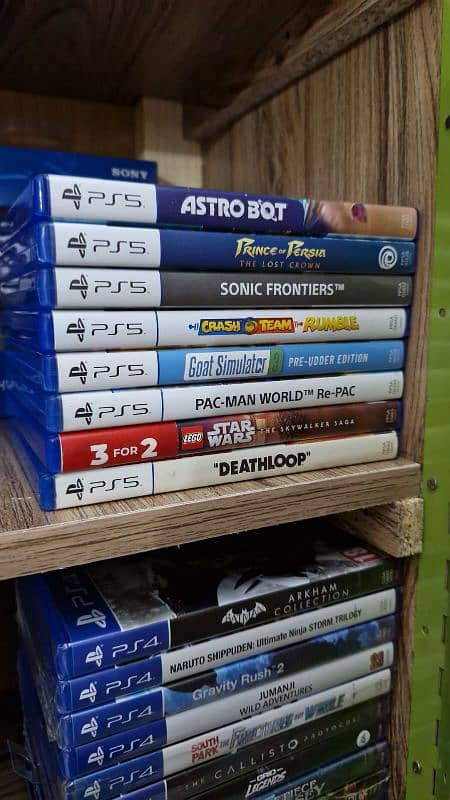 PS4 and PS5 games for sale and purchase or temporary kiraye par 10