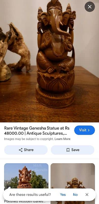 100 years Old Buddha Ganesha Statue 8