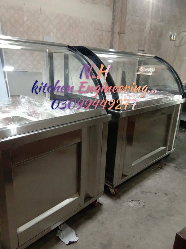 salad bar counter display hot banberry A1 quality ke sath 1