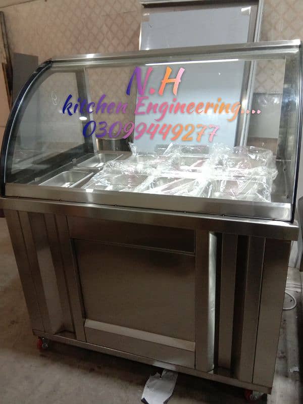 salad bar counter display hot banberry A1 quality ke sath 2