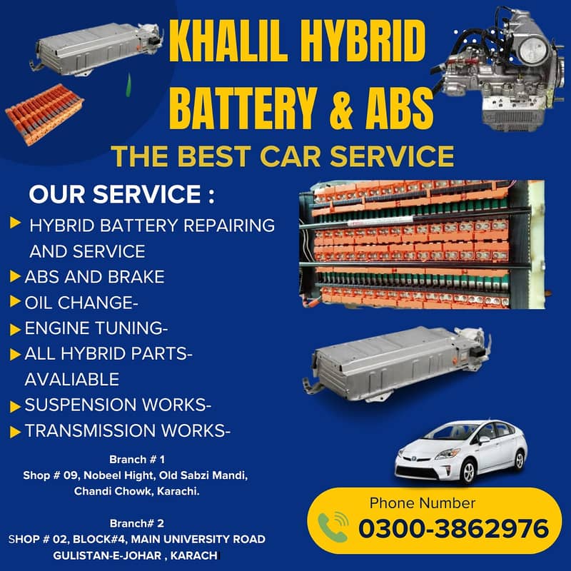 Toyota Hybrid Battery Prius, Aqua, Axio, Fielder With 3 Year Warranty 0