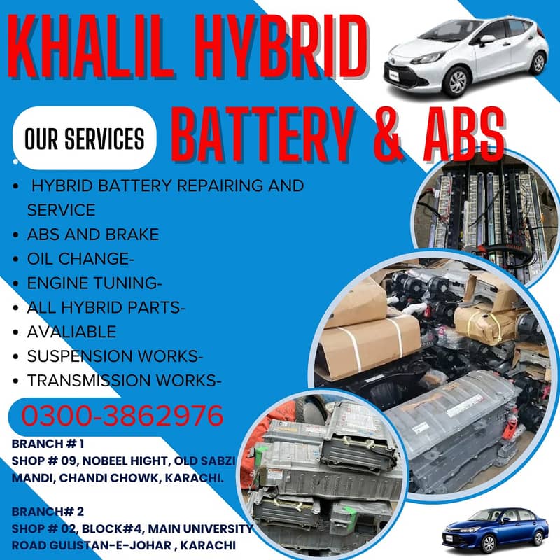 Toyota Axio Hybrid Battery / Prius Hybrid Battery Fielder ABS Unit 0