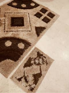 center rug with floor door mat