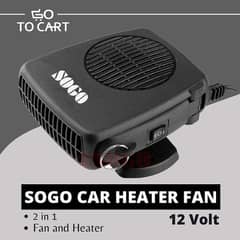 Sogo Car Heater 12V - Car Heater Portable with Anti fog