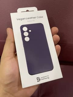 Samsung S24 Vegan Leather Case Violet