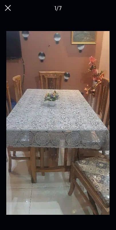 wooden dining table 0