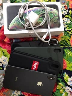 I Phone XS Max Dual PTA Approved Complete Box