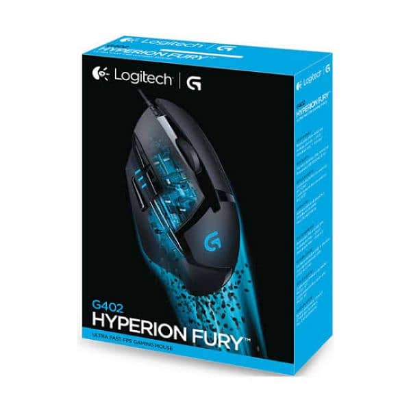 Logitech g402 Hyperion Fury New  Gaming Mouse 0