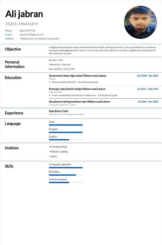 computer operator. cashier. assistant accountant. etc. . . 0