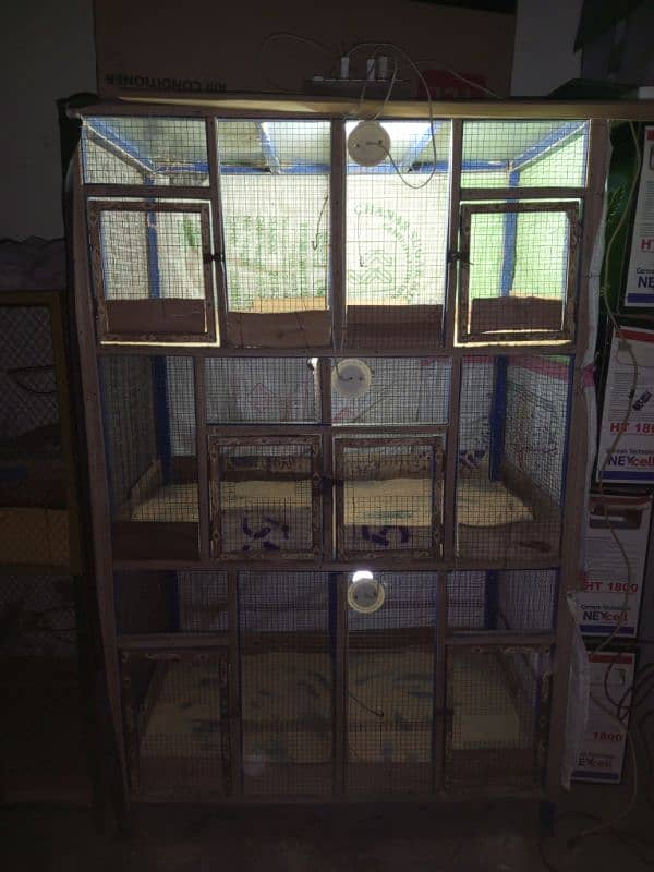 Birds and hens cage making all wood 6 portions. 2