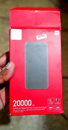 Redmi 20.000 mah Power bank Original